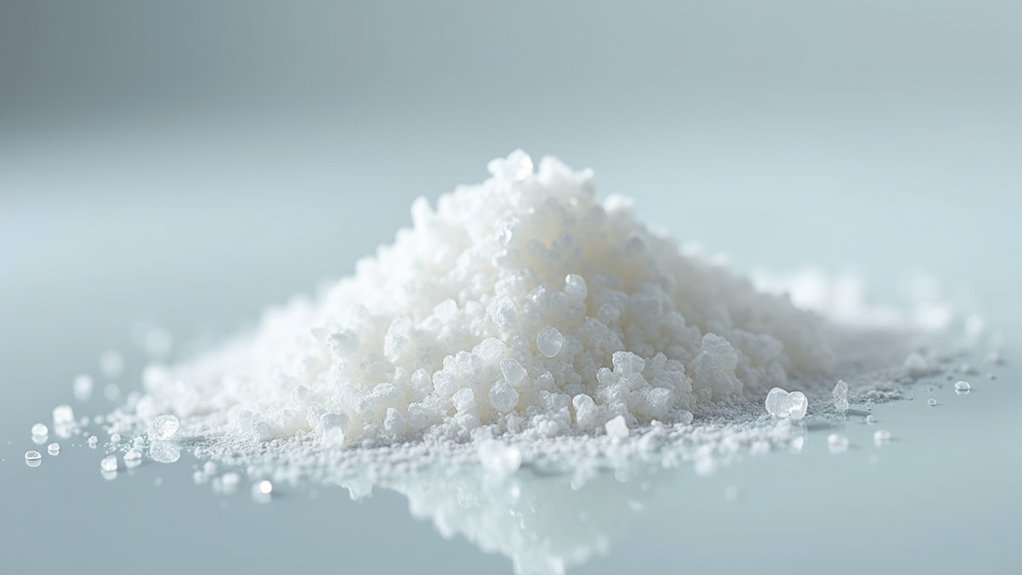 compact white powdery cocaine mixture