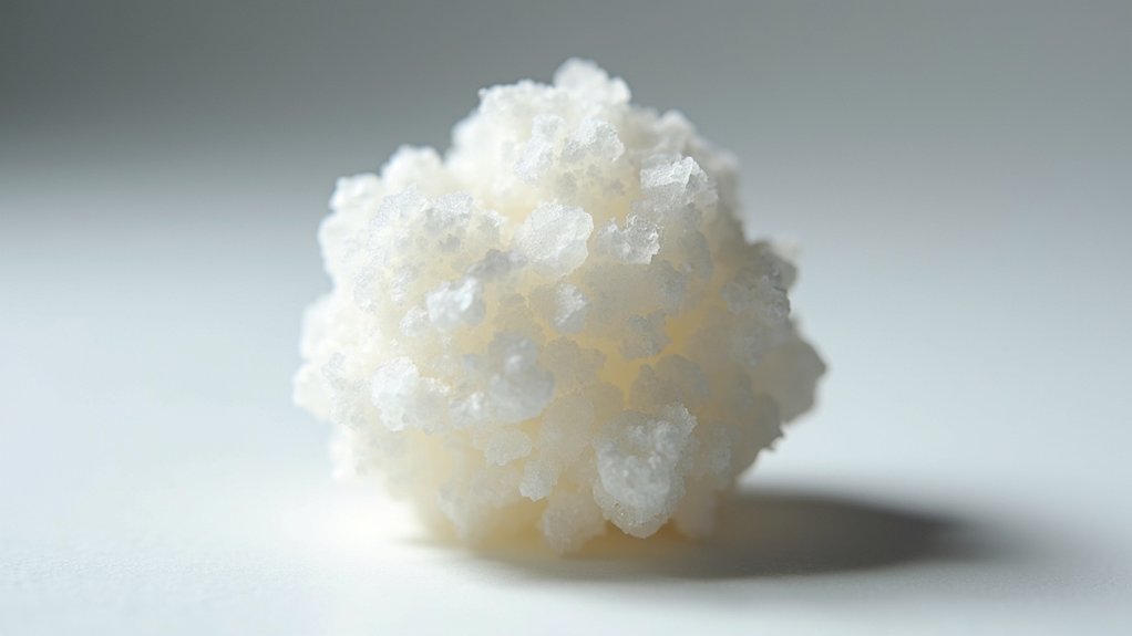 fine white powdery 8 ball