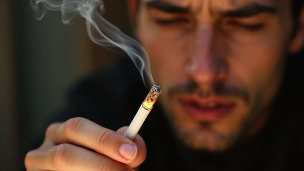 nicotine driven withdrawal illusion of calm