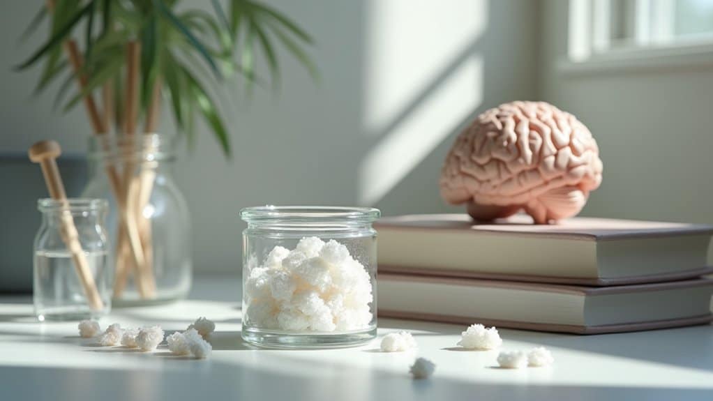 downregulation of dopamine receptors and transporters