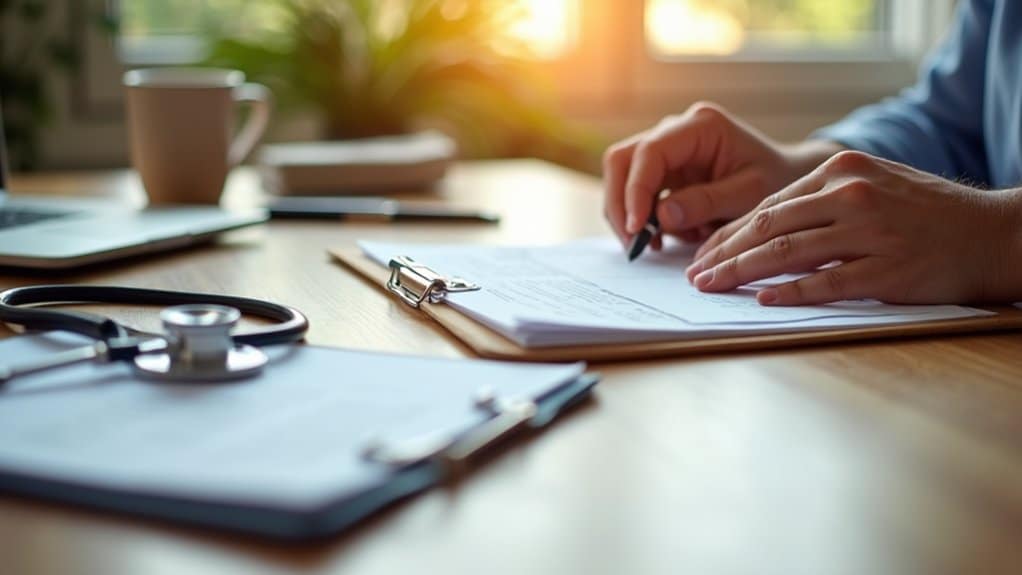 clinical records and plan documents gathered